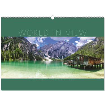 World in View Wall Calendar