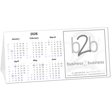 Duo Tent Desk Calendar